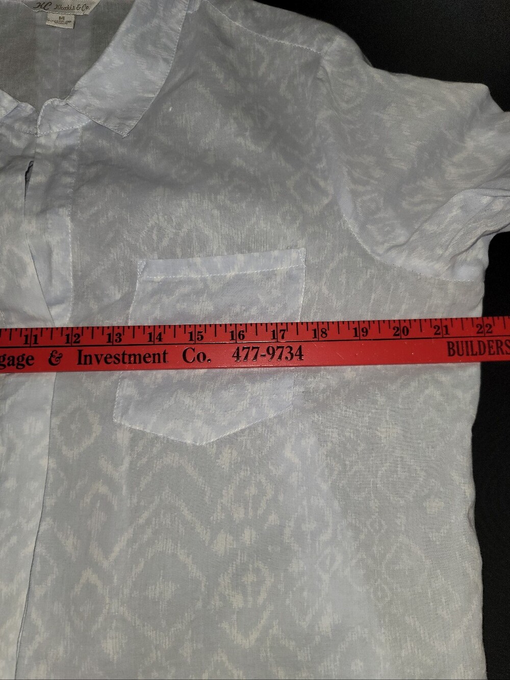 Khakis & Co. Button-Up With Subtle Ikat Pattern - Picture 5 of 10